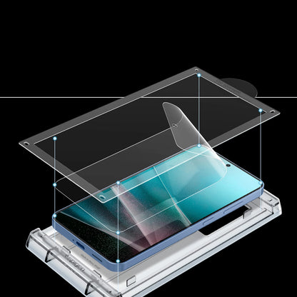 Spigen ELITE SHIELD EZ FIT Hybrid Glass for Samsung Galaxy S25+ - Transparent_7