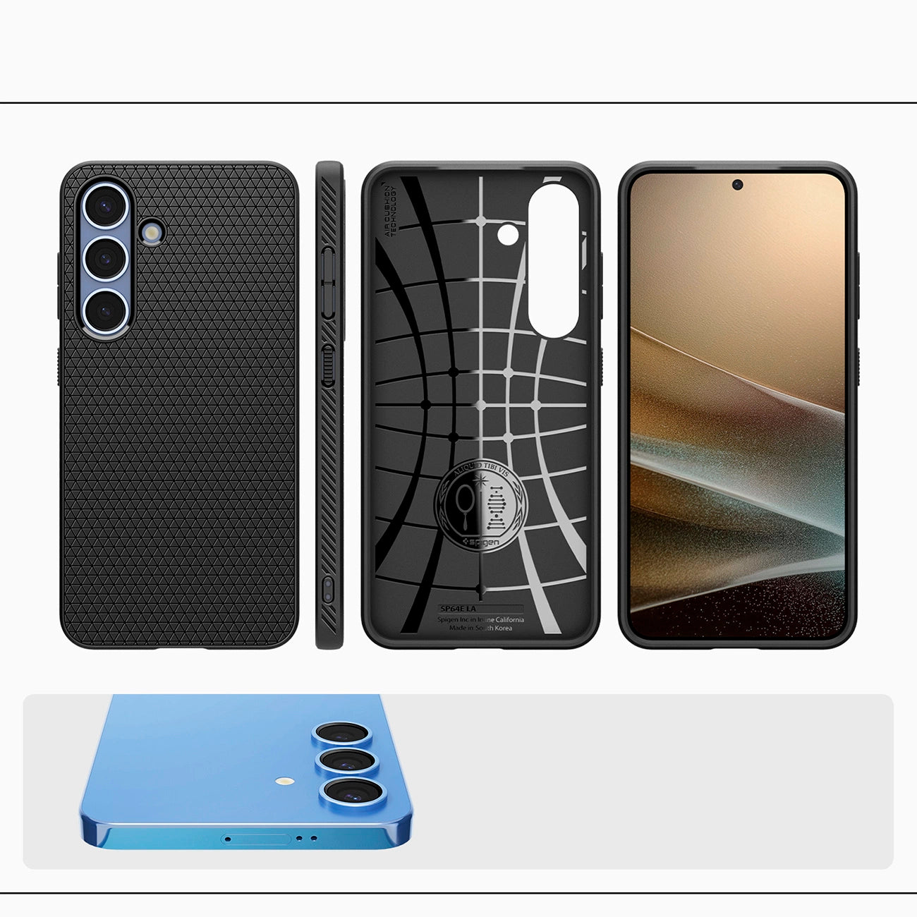 Spigen Liquid Air Case for Samsung Galaxy S25 - Matte Black_12