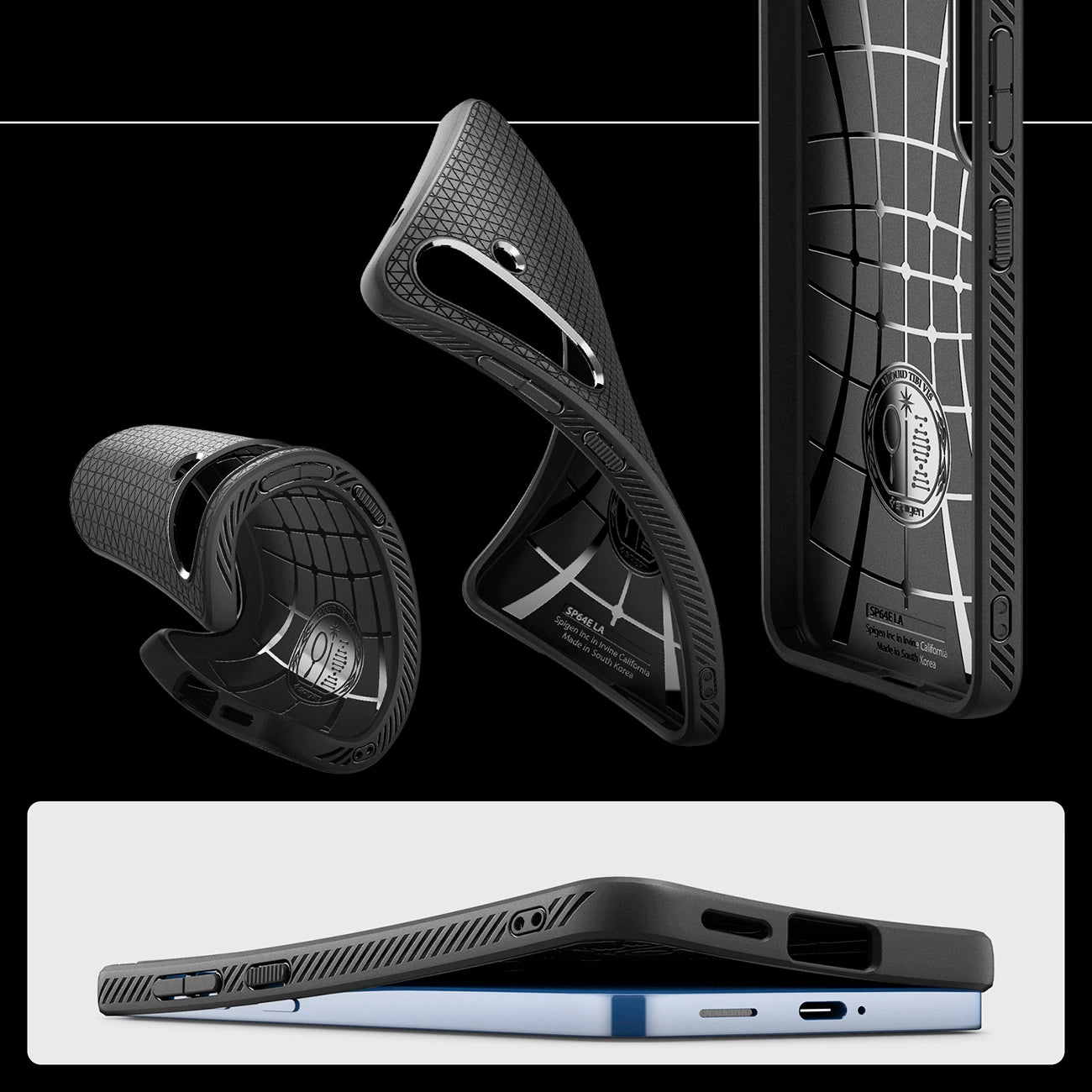 Spigen Liquid Air Case for Samsung Galaxy S25 - Matte Black_15