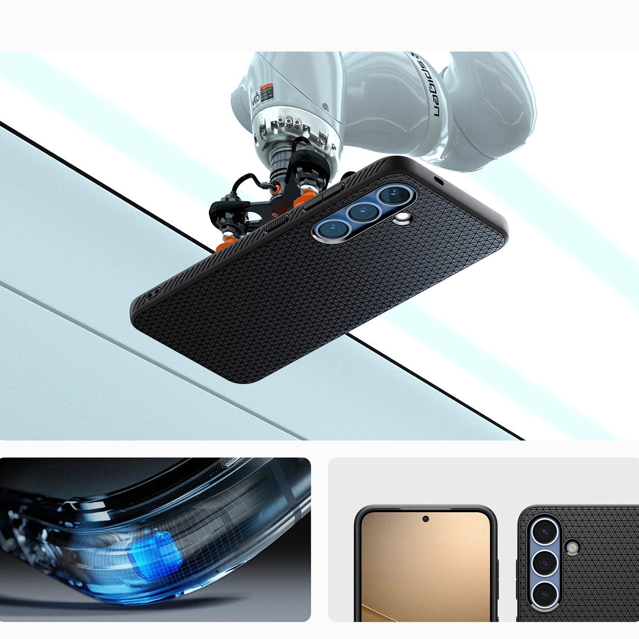 Spigen Liquid Air Case for Samsung Galaxy S25 - Matte Black_16