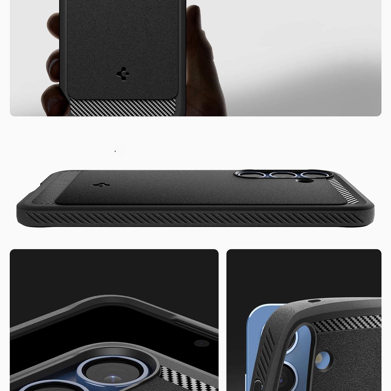 Spigen Rugged Armor Mag MagSafe Case for Samsung Galaxy S25 - Matte Black_4