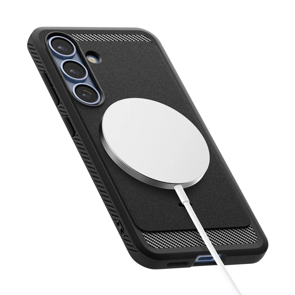 Spigen Rugged Armor Mag MagSafe Case for Samsung Galaxy S25 - Matte Black_12