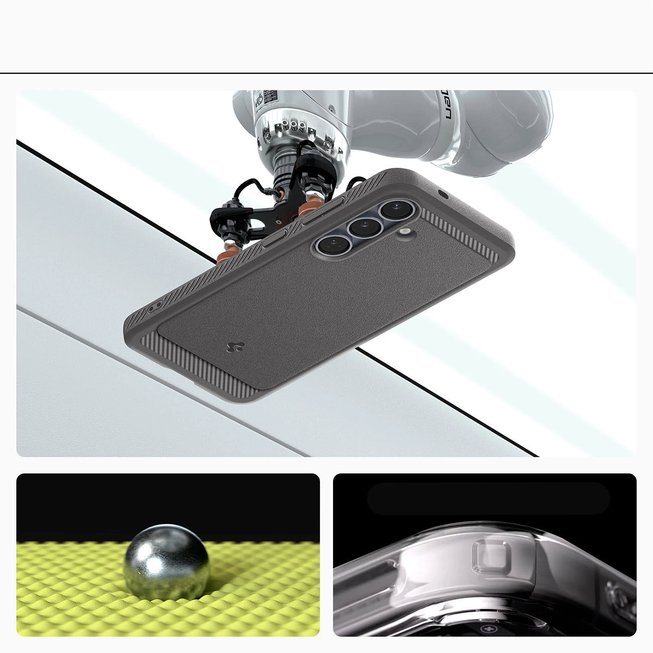 Spigen Rugged Armor Mag MagSafe Case for Samsung Galaxy S25 - Gray_2