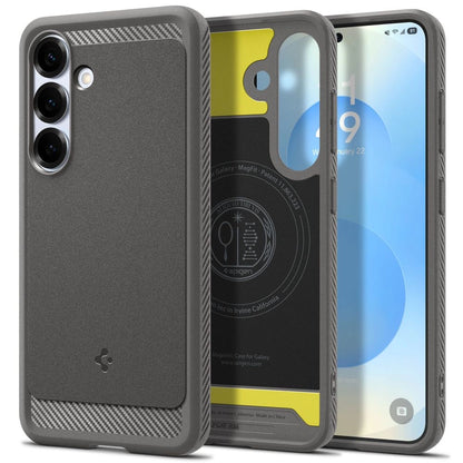 Spigen Rugged Armor Mag MagSafe Case for Samsung Galaxy S25 - Gray_7