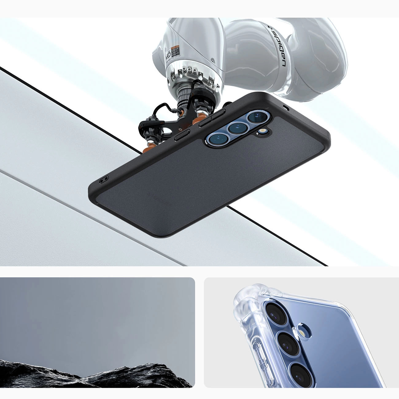 Spigen Ultra Hybrid Case for Samsung Galaxy S25 - Black_3