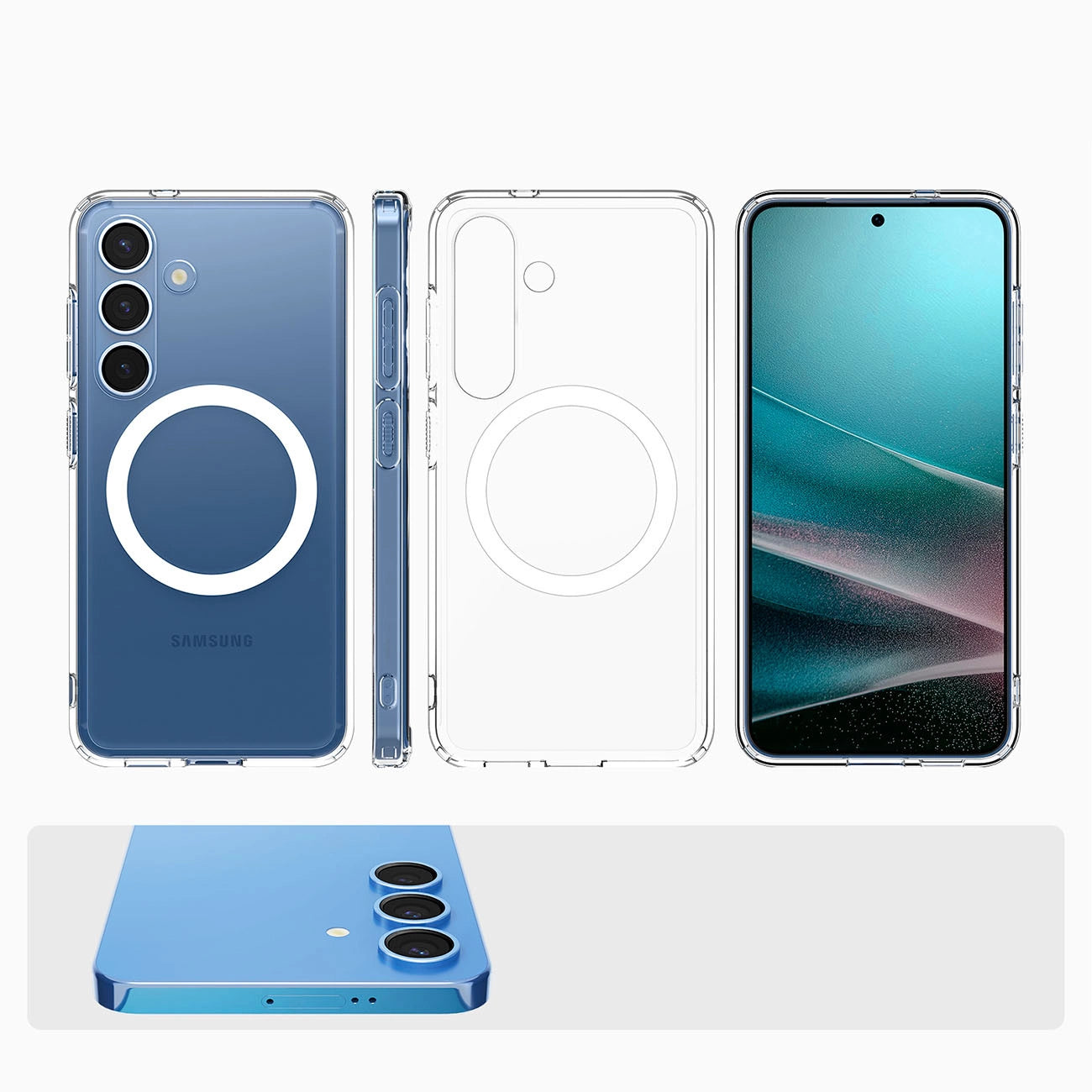 Spigen Ultra Hybrid Mag Case for Samsung Galaxy S25 - Clear_2
