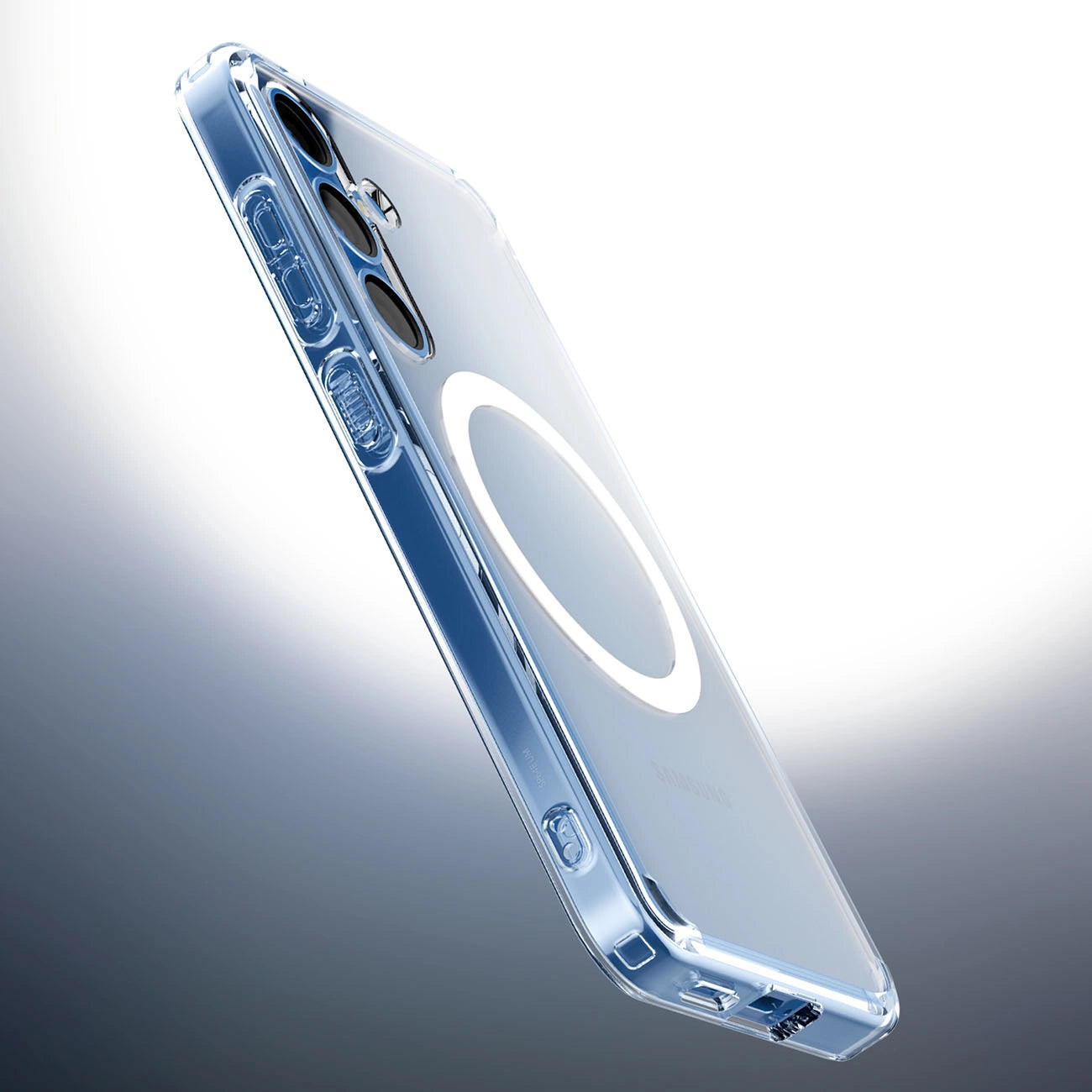 Spigen Ultra Hybrid Mag Case for Samsung Galaxy S25 - Clear_3