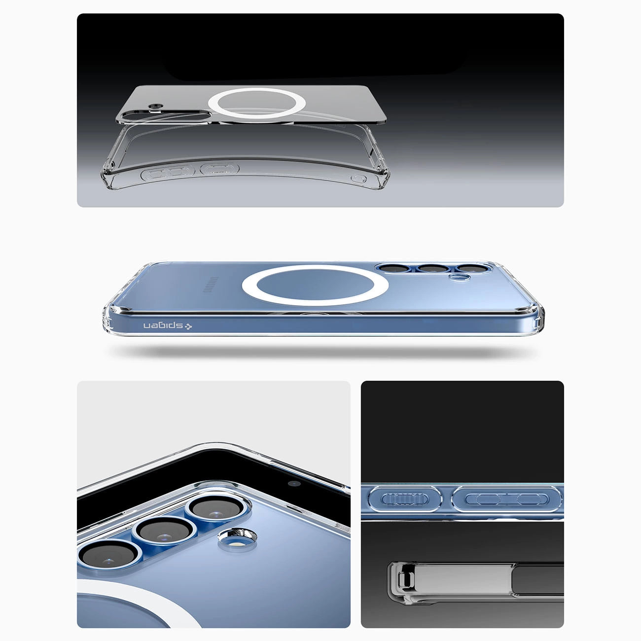 Spigen Ultra Hybrid Mag Case for Samsung Galaxy S25 - Clear_6