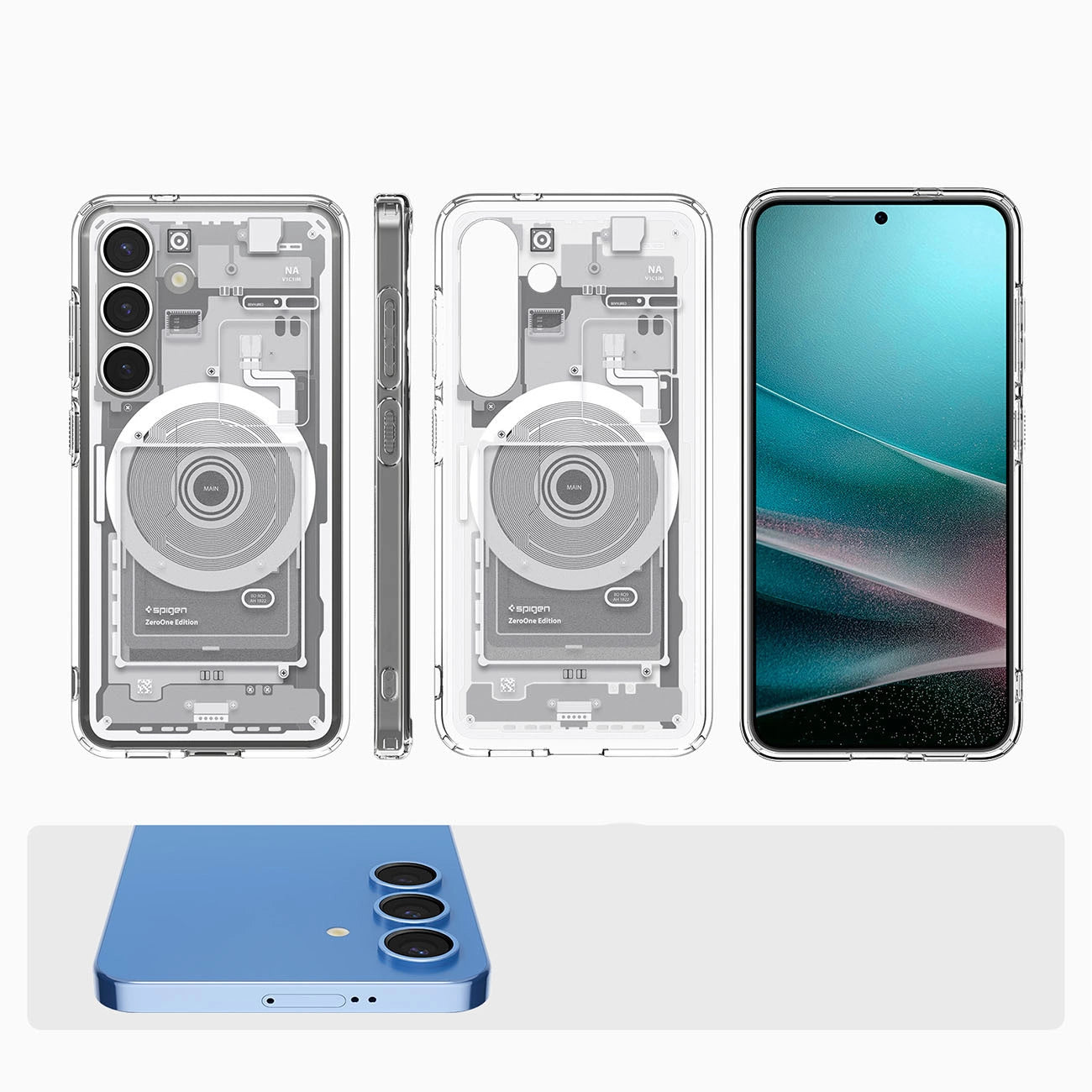 Spigen Ultra Hybrid Mag Case for Samsung Galaxy S25 Zero One - White_10