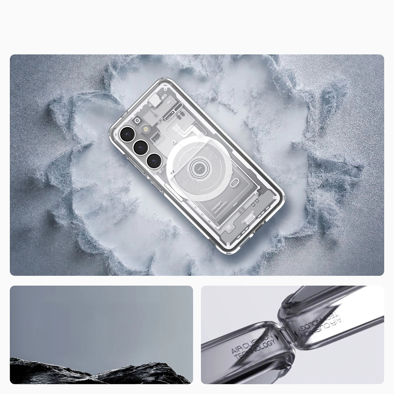 Spigen Ultra Hybrid Mag Case for Samsung Galaxy S25 Zero One - White_13