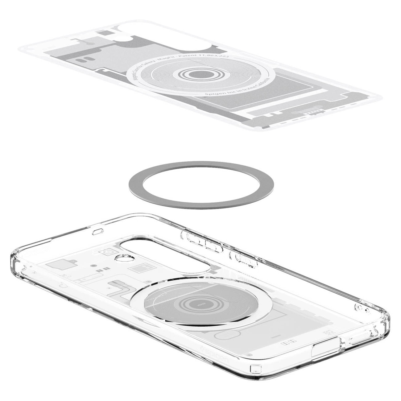 Spigen Ultra Hybrid Mag Case for Samsung Galaxy S25 Zero One - White_7