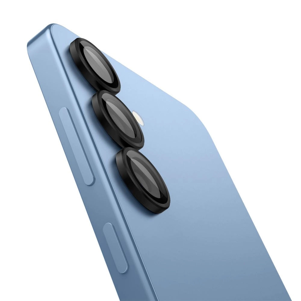 Spigen Optik Pro GLAS.TR EZ FIT 2-pack Camera Cover for Samsung Galaxy S25 - Black_2