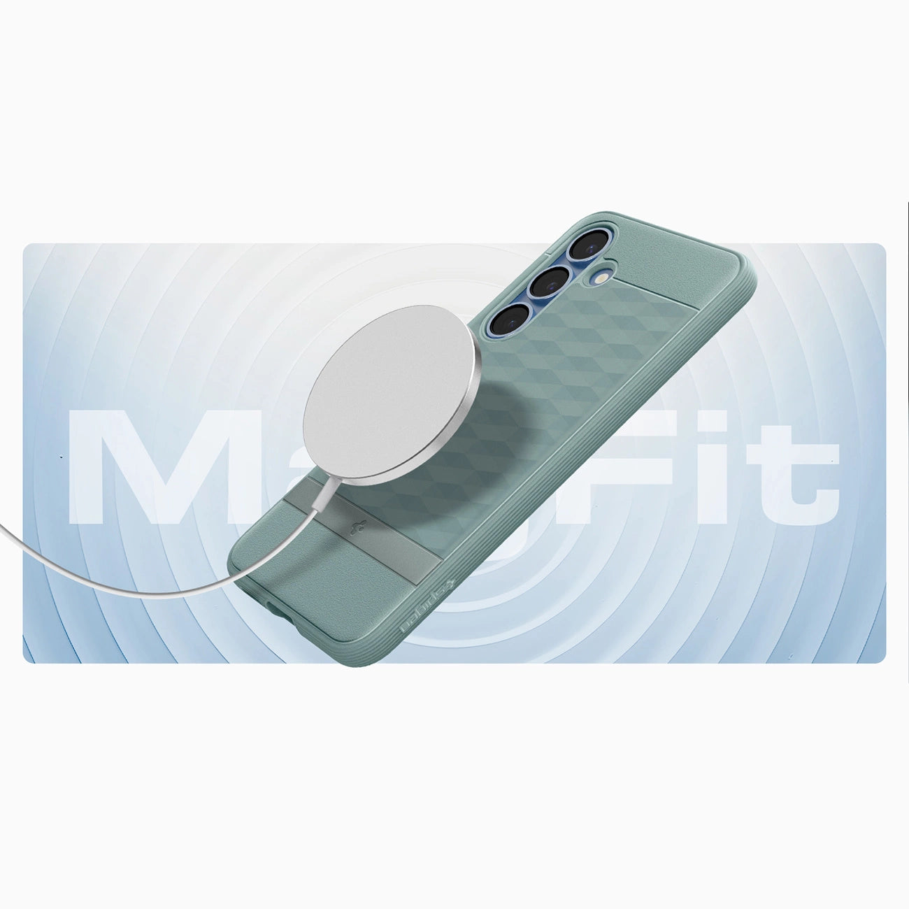 Caseology Parallax Mag MagSafe Case for Samsung Galaxy S25 Ultra - Green_13