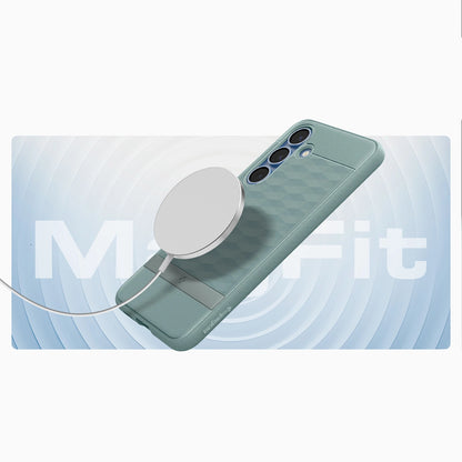 Caseology Parallax Mag MagSafe Samsung Galaxy S25 Case - Green_12