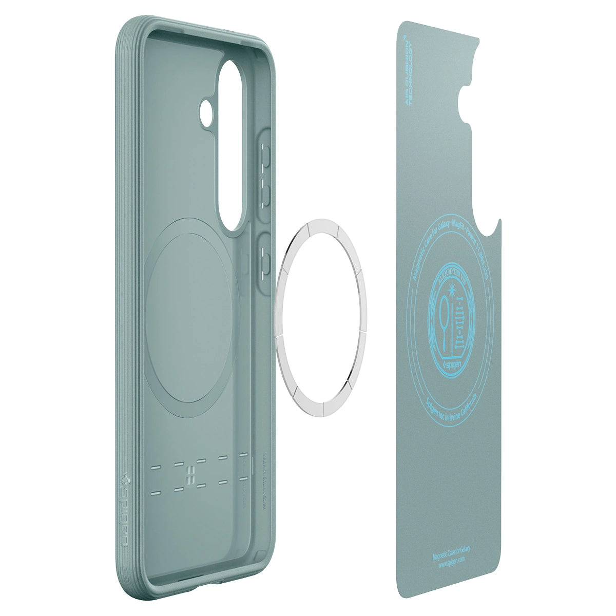 Caseology Parallax Mag MagSafe Samsung Galaxy S25 Case - Green_7