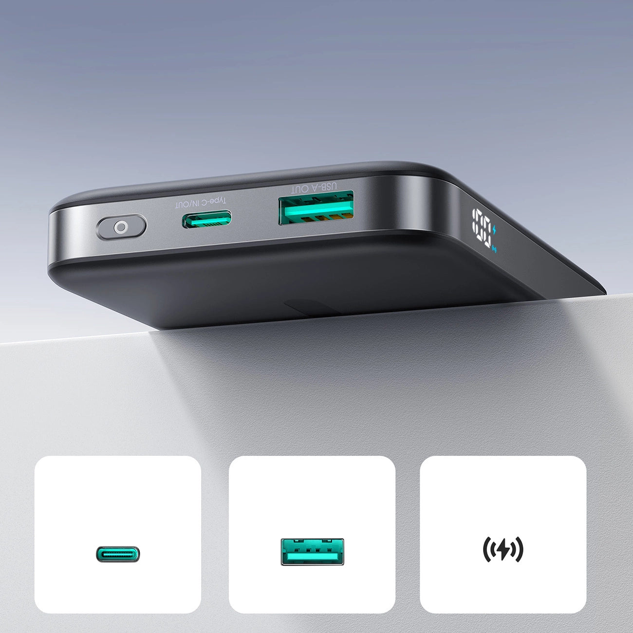 Joyroom JR-PBM12 10000mAh 22.5W Qi2 Powerbank, MagSafe Compatible, with Ring Base - Black_12