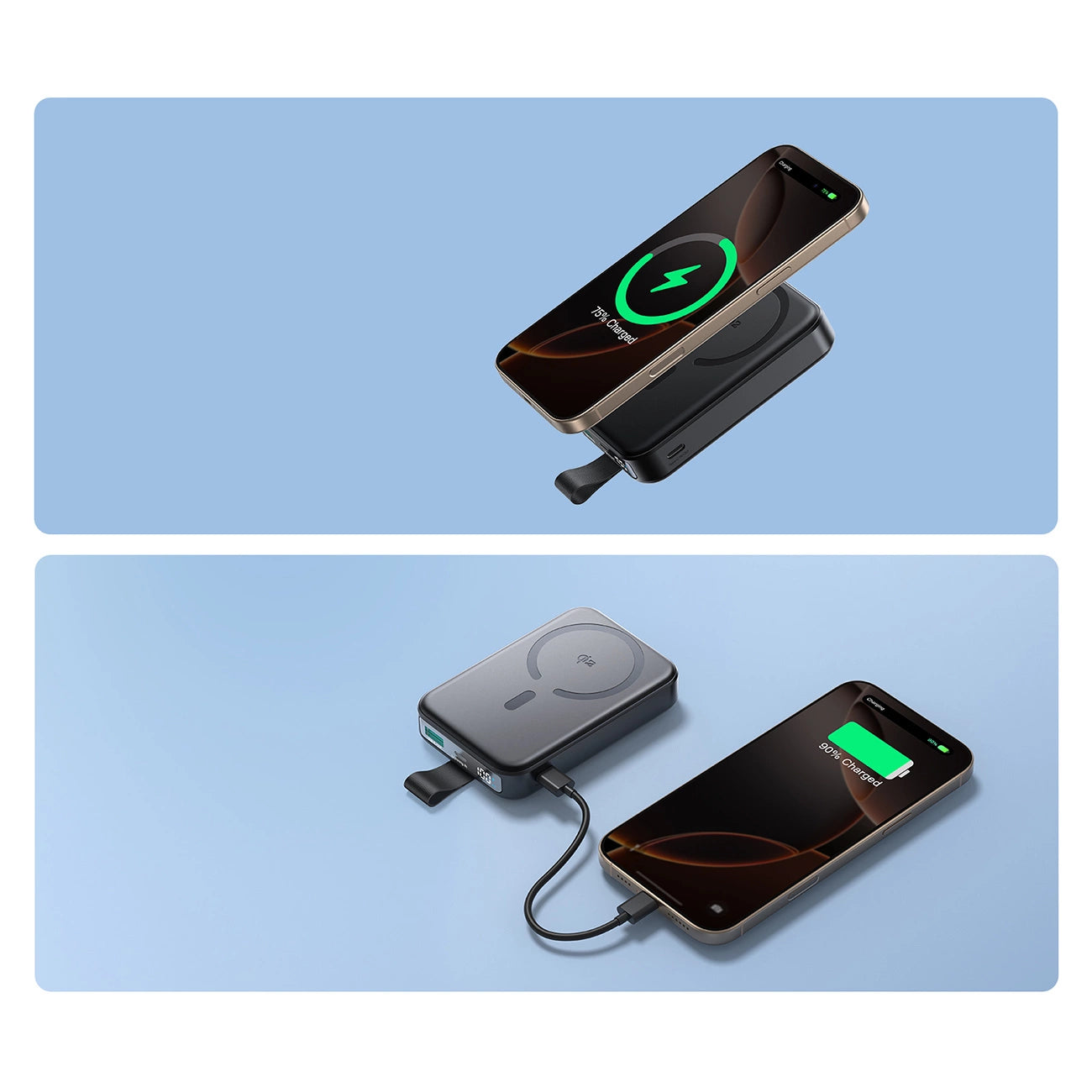 Joyroom JR-PBM11 Powerbank 10000mAh 22.5W Qi2, MagSafe compatible, with stand - black_12