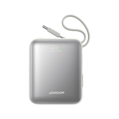 Joyroom JR-PBF27 10000mAh 22.5W Powerbank with Built-in USB-C and Lightning Cables - White_1