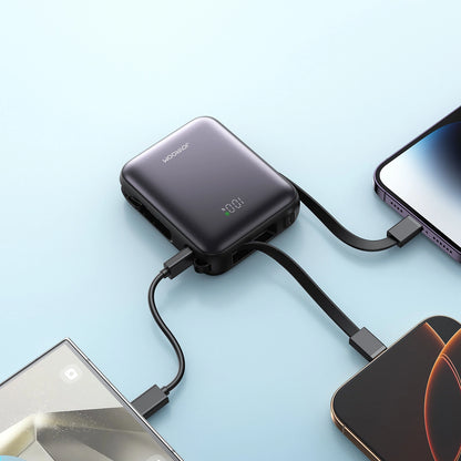 Joyroom JR-PBF27 10000mAh 22.5W Powerbank with Built-in USB-C and Lightning Cables - Black_12