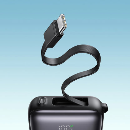 Joyroom JR-PBF27 10000mAh 22.5W Powerbank with Built-in USB-C and Lightning Cables - Black_13
