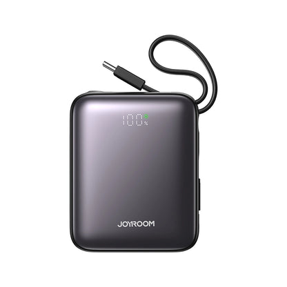 Joyroom JR-PBF27 10000mAh 22.5W Powerbank with Built-in USB-C and Lightning Cables - Black_2