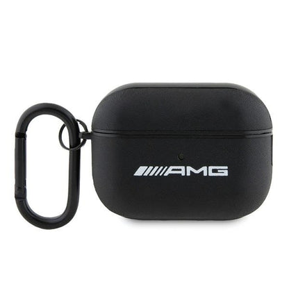 AMG AMAP2SLWK AirPods Pro 2 (2022/2023) cover black/black Leather White Logo_0