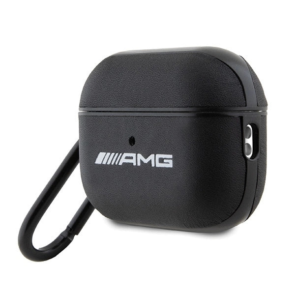 AMG AMAP2SLWK AirPods Pro 2 (2022/2023) cover black/black Leather White Logo_2