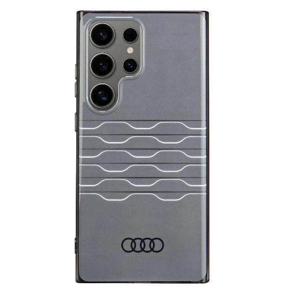 Audi IML Geometric Pattern Case S24 Ultra S928 black/black hardcase AU-IMLS24U-A6/D3-BK_0