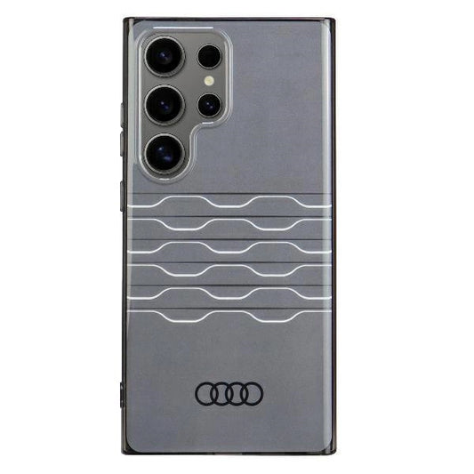 Audi IML Geometric Pattern Case S24 Ultra S928 black/black hardcase AU-IMLS24U-A6/D3-BK_0