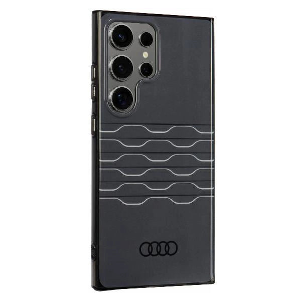 Audi IML Geometric Pattern Case S24 Ultra S928 black/black hardcase AU-IMLS24U-A6/D3-BK_1