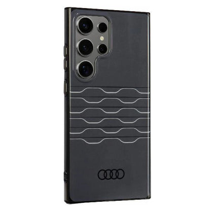 Audi IML Geometric Pattern Case S24 Ultra S928 black/black hardcase AU-IMLS24U-A6/D3-BK_1