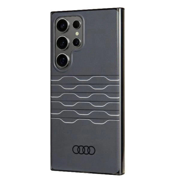 Audi IML Geometric Pattern Case S24 Ultra S928 black/black hardcase AU-IMLS24U-A6/D3-BK_2