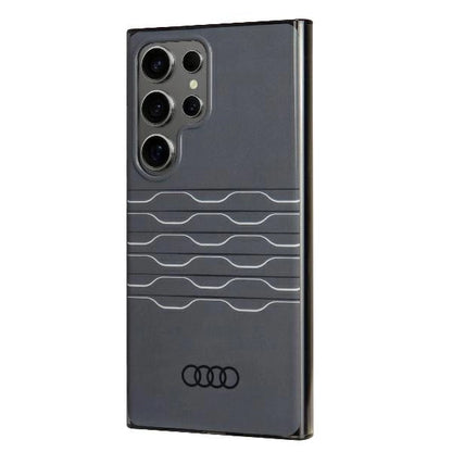 Audi IML Geometric Pattern Case S24 Ultra S928 black/black hardcase AU-IMLS24U-A6/D3-BK_2
