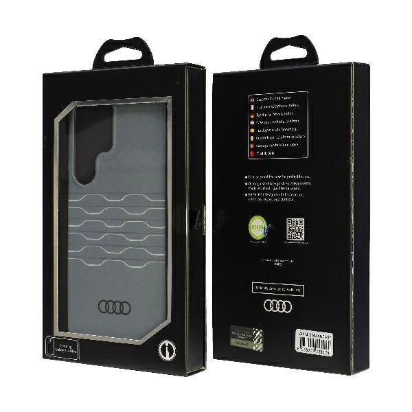 Audi IML Geometric Pattern Case S24 Ultra S928 gray/gray hardcase AU-IMLS24U-A6/D3-GY_6