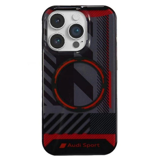 Audi IML Sport MagSafe Case iPhone 14 Pro 6.1&quot; black/black hardcase AU-IMLMIP14P-RSQ/D2-BK_0