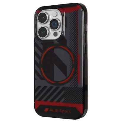 Audi IML Sport MagSafe Case iPhone 14 Pro Max 6.7" black/black hardcase AU-IMLMIP14PM-RSQ/D2-BK_1