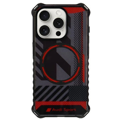 Audi IML Sport MagSafe Case iPhone 15 Pro Max 6.7" black/black hardcase AU-IMLMIP15PM-RSQ/D2-BK_0