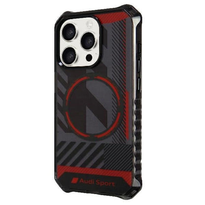 Audi IML Sport MagSafe Case iPhone 15 Pro Max 6.7" black/black hardcase AU-IMLMIP15PM-RSQ/D2-BK_1