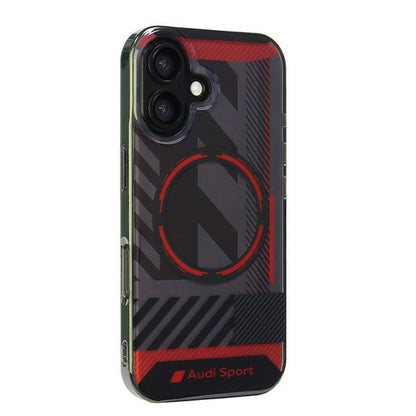 Audi IML Sport MagSafe iPhone 16 6.1" black/black hardcase AUS-IMLMIP16-RSQ/D2-BK_1