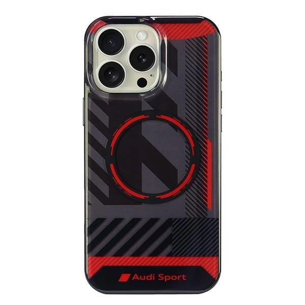 Audi IML Sport MagSafe iPhone 16 Pro Max 6.9" black/black hardcase AUS-IMLMIP16PM-RSQ/D2-BK_0