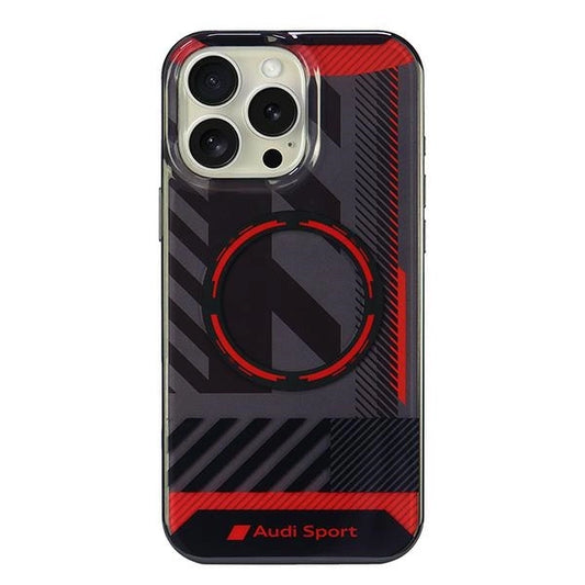 Audi IML Sport MagSafe iPhone 16 Pro Max 6.9" black/black hardcase AUS-IMLMIP16PM-RSQ/D2-BK_0
