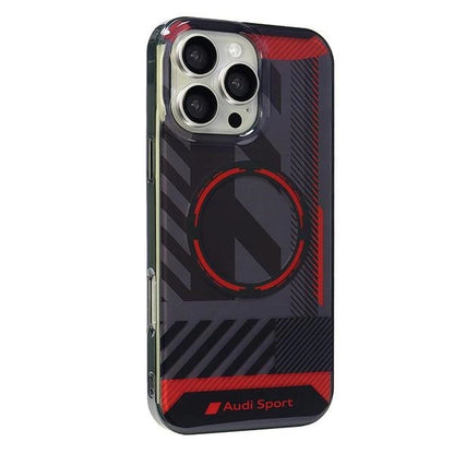 Audi IML Sport MagSafe iPhone 16 Pro Max 6.9" black/black hardcase AUS-IMLMIP16PM-RSQ/D2-BK_1