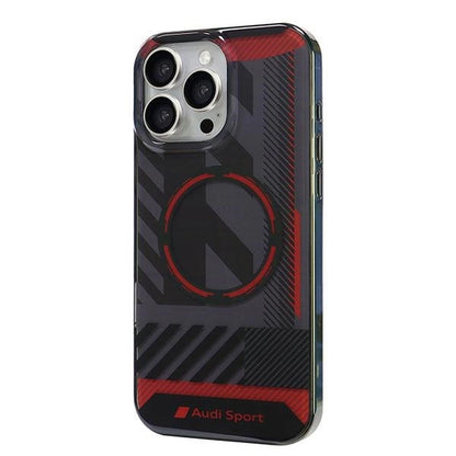 Audi IML Sport MagSafe iPhone 16 Pro Max 6.9" black/black hardcase AUS-IMLMIP16PM-RSQ/D2-BK_2