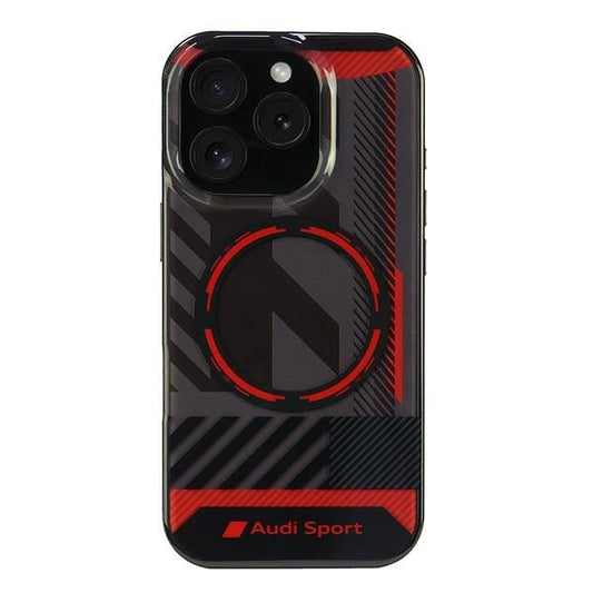 Audi IML Sport MagSafe iPhone 16 Pro 6.3" black/black hardcase AUS-IMLMIP16P-RSQ/D2-BK_0