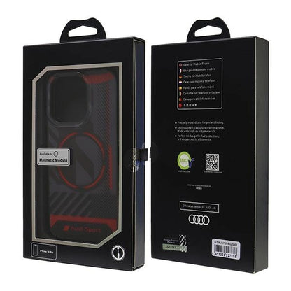 Audi IML Sport MagSafe iPhone 16 Pro 6.3" black/black hardcase AUS-IMLMIP16P-RSQ/D2-BK_6