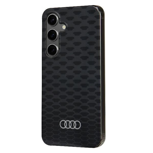 Audi IML Stitching Pattern MagSafe Case S24 S921 black/black hardcase AU-IMLMS24-Q5/D3-BK_1