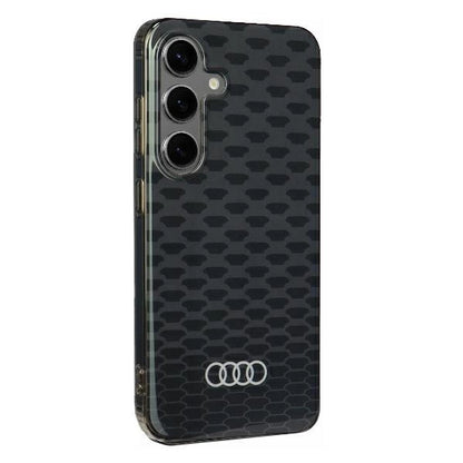 Audi IML Stitching Pattern MagSafe Case S24 S921 black/black hardcase AU-IMLMS24-Q5/D3-BK_2