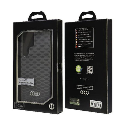 Audi IML Stitching Pattern MagSafe Case S24 Ultra S928 black/black hardcase AU-IMLMS24U-Q5/D3-BK_6
