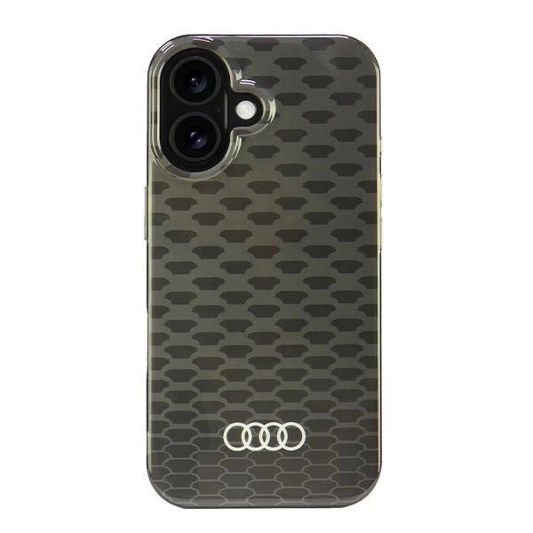 Audi IML Stitching Pattern MagSafe iPhone 16 6.1" black/black hardcase AU-IMLMIP16-Q5/D3-BK_0