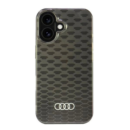 Audi IML Stitching Pattern MagSafe iPhone 16 6.1" black/black hardcase AU-IMLMIP16-Q5/D3-BK_0